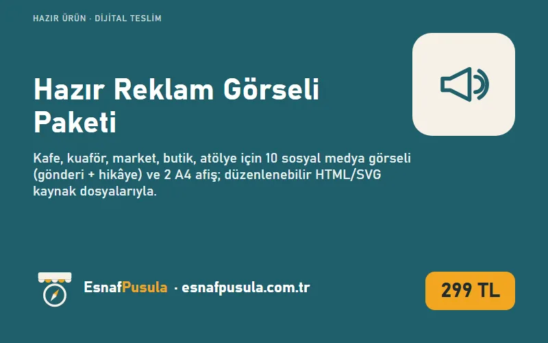 Hazır Reklam Görseli Paketi kapak görseli